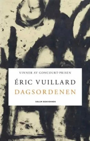 Omslag: "Dagsordenen : en historie" av Éric Vuillard