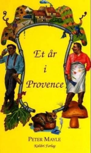 Omslag: "Et år i Provence" av Peter Mayle