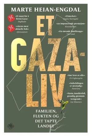 Omslag: "Et Gaza-liv : familien, flukten og det tapte landet" av Marte Heian-Engdal