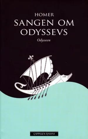 Omslag: "Sangen om Odyssevs" av Homer