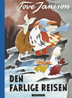 Omslag: "Den farlige reisen" av Tove Jansson