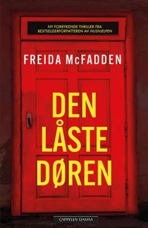 Omslag: "Den låste døren" av Freida McFadden