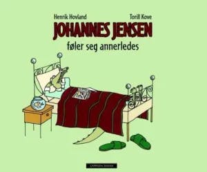 Omslag: "Johannes Jensen føler seg annerledes" av Henrik Hovland