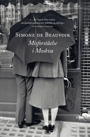 Omslag: "Misforståelse i Moskva" av Simone de Beauvoir