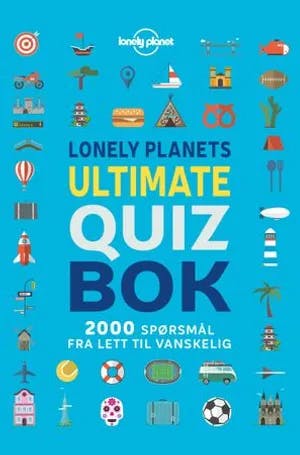 Omslag: "Lonely Planets Ultimate quizbok" av Joe Fullman