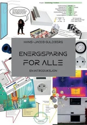 Omslag: "Energisparing for alle : en introduksjon" av Hans-Jacob Guldberg